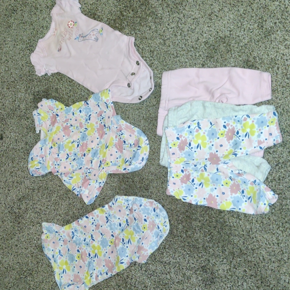 6 piece flower set